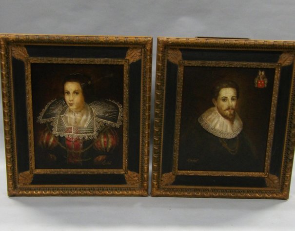 Diana Mendoza Set of 17th Century Royalty Paintings