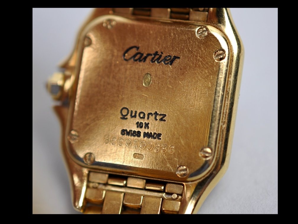 Cartier Panthère Watch18k Gold Swiss Ladies Watch