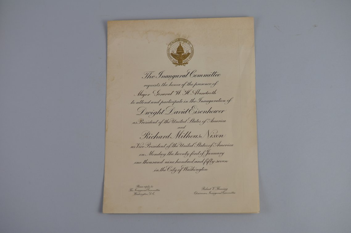 U.S. Presidential Inauguration Collection, 1949–2001