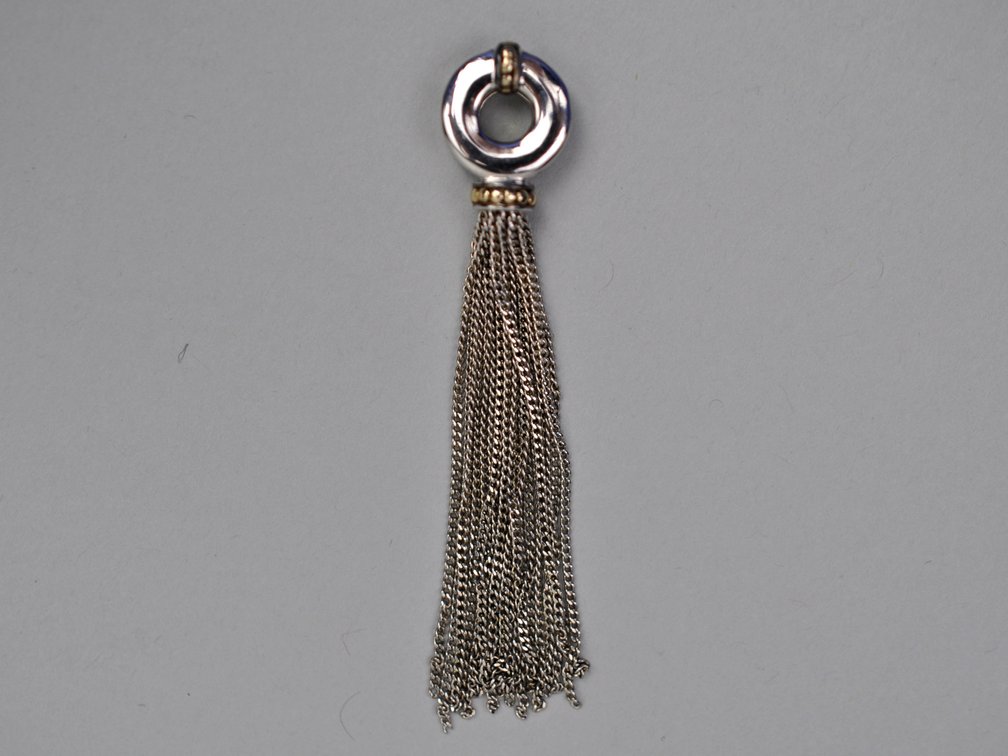 Sterling Silver 14K Gold Pendant