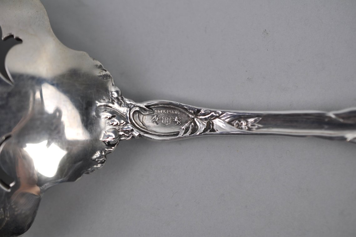 Reed & Barton Les Six Fleurs Sterling Serving Set