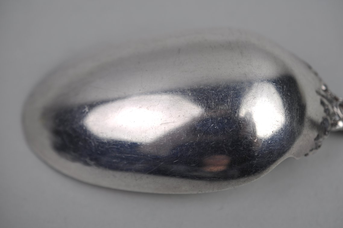 Reed & Barton Les Six Fleurs Sterling Serving Spoon