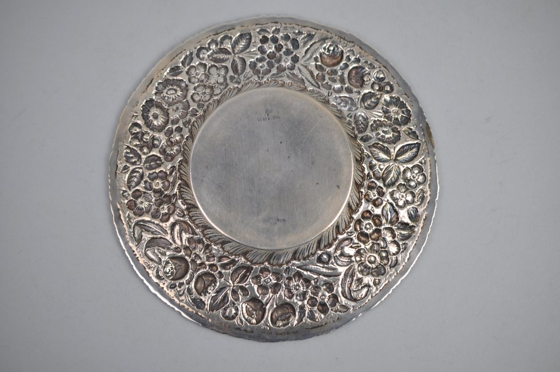 Baltimore Sterling Silver Floral Plate