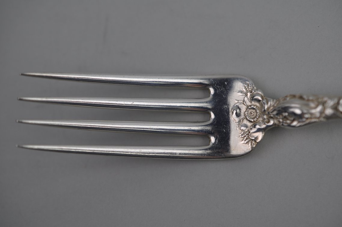Reed & Barton Les Six Fleurs Sterling 12 Person 84 Pc Set