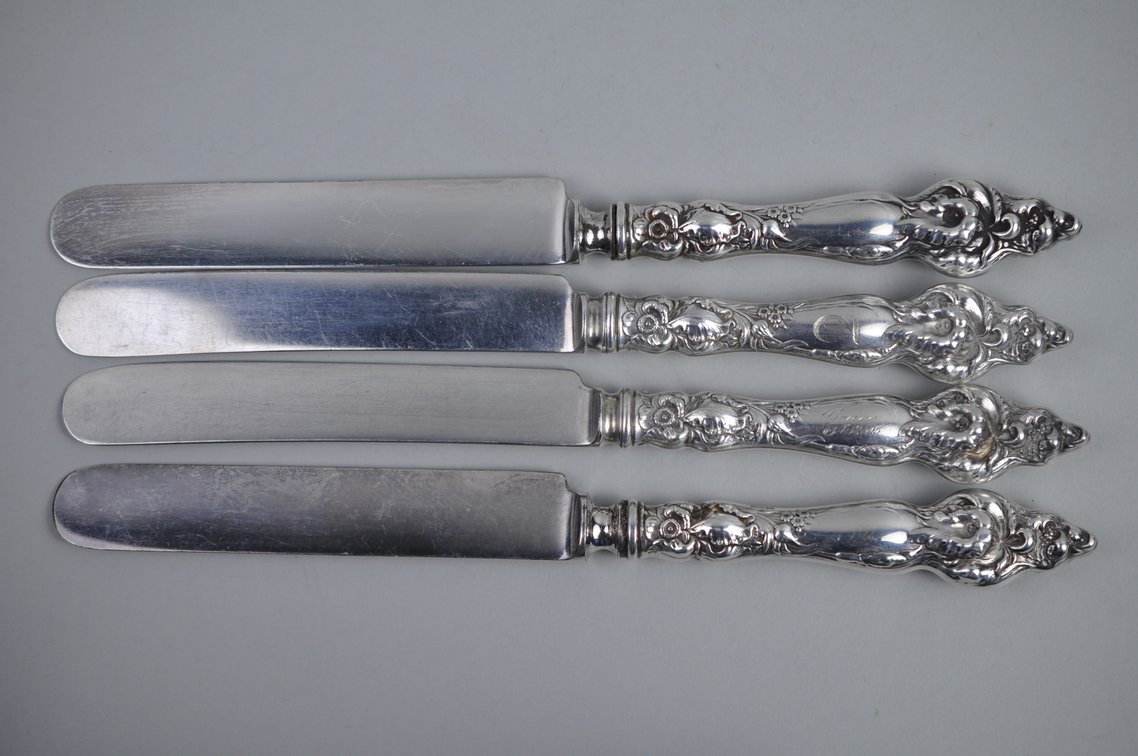 Reed & Barton Les Six Fleurs Sterling Service Set