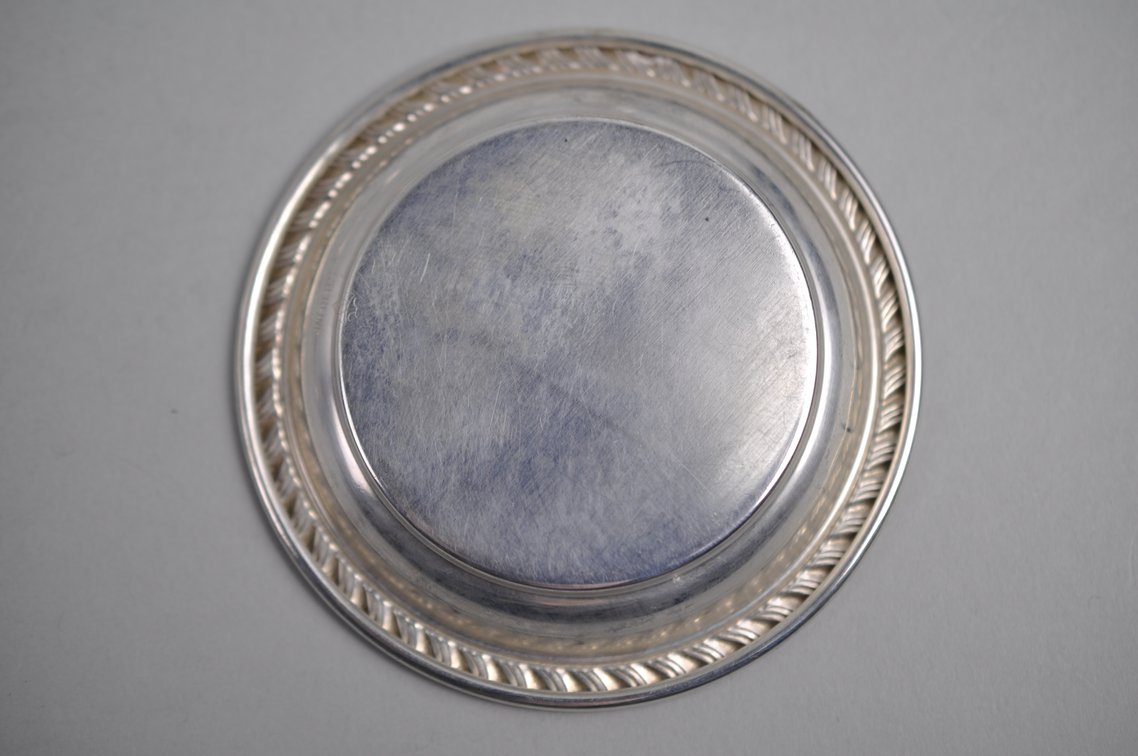 Preisner Sterling Silver Dish Set w/ Monogram