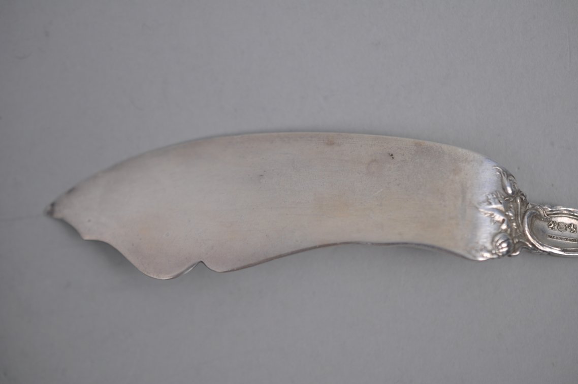 Reed & Barton Les Six Fleurs Sterling Butter Knives