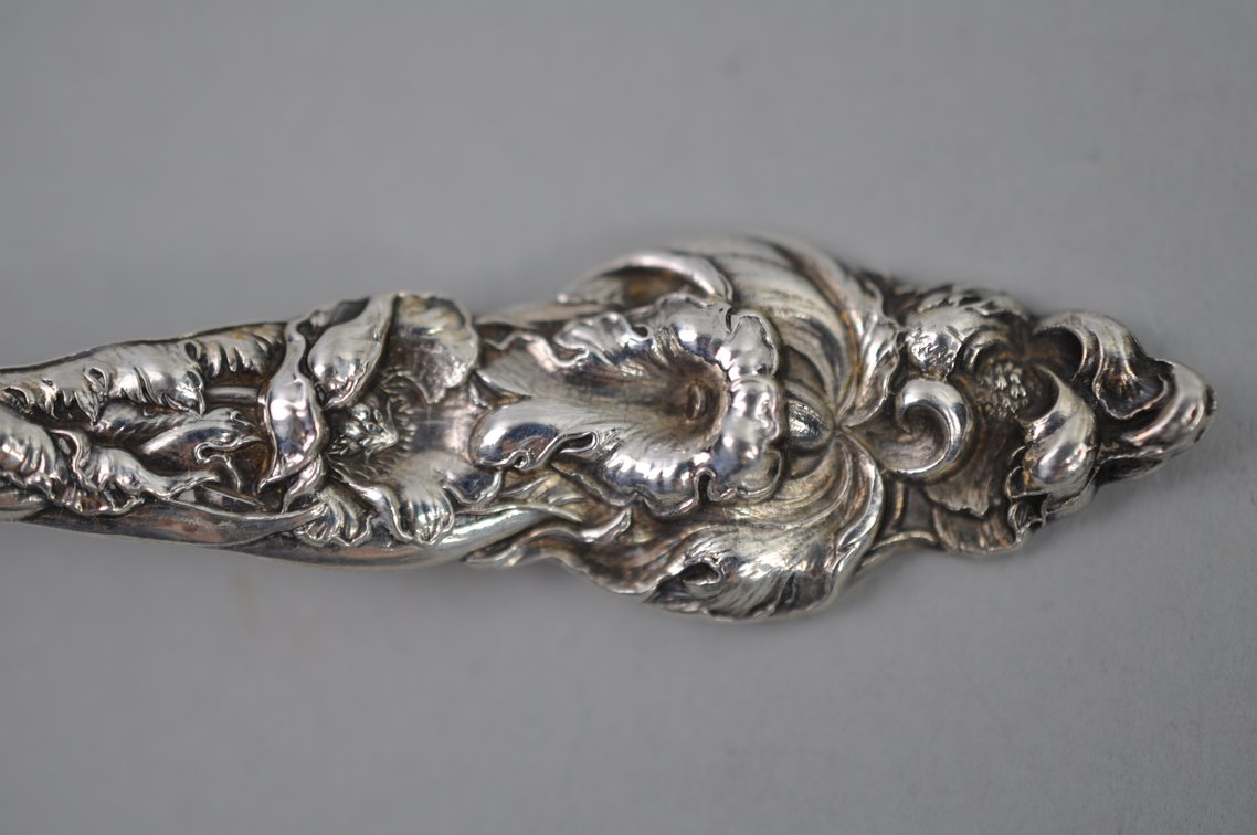 Reed & Barton Les Six Fleurs Sterling Goldwash Spoon Asst.