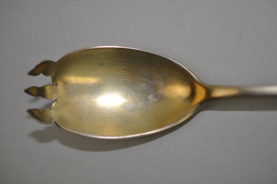 Reed & Barton Les Six Fleurs Sterling Condiment Spoon