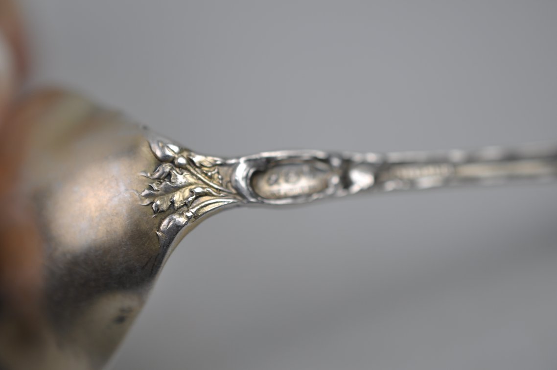 Reed & Barton Les Six Fleurs Sterling Ladle