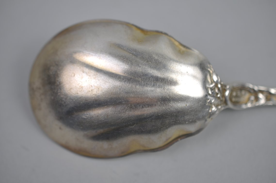Reed & Barton Les Six Fleurs Sterling Berry Spoon