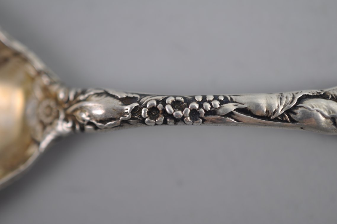 Reed & Barton Les Six Fleurs Sterling Ladle