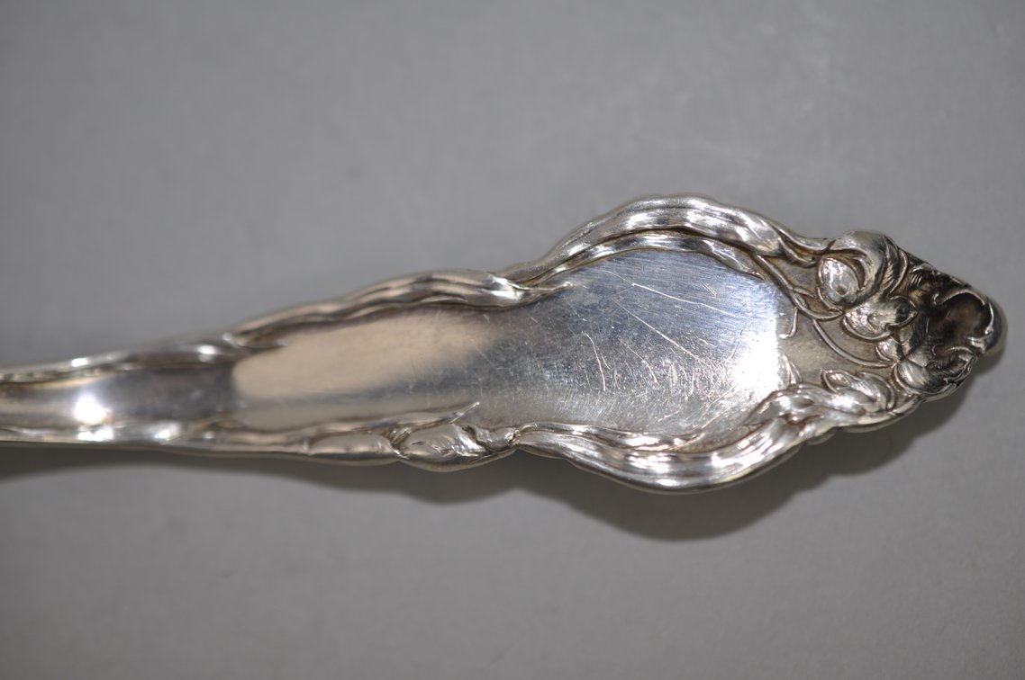 Reed & Barton Les Six Fleurs Sterling Oyster Ladle