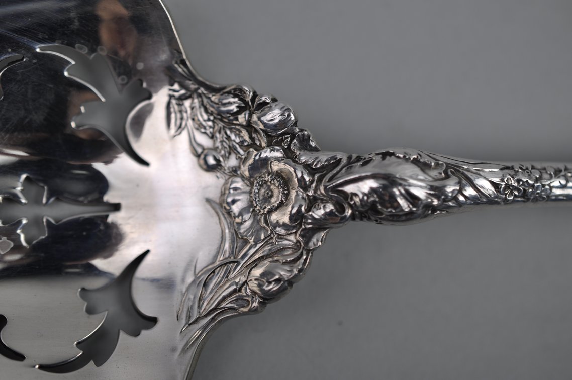 Reed & Barton Les Six Fleurs Sterling Serving Set