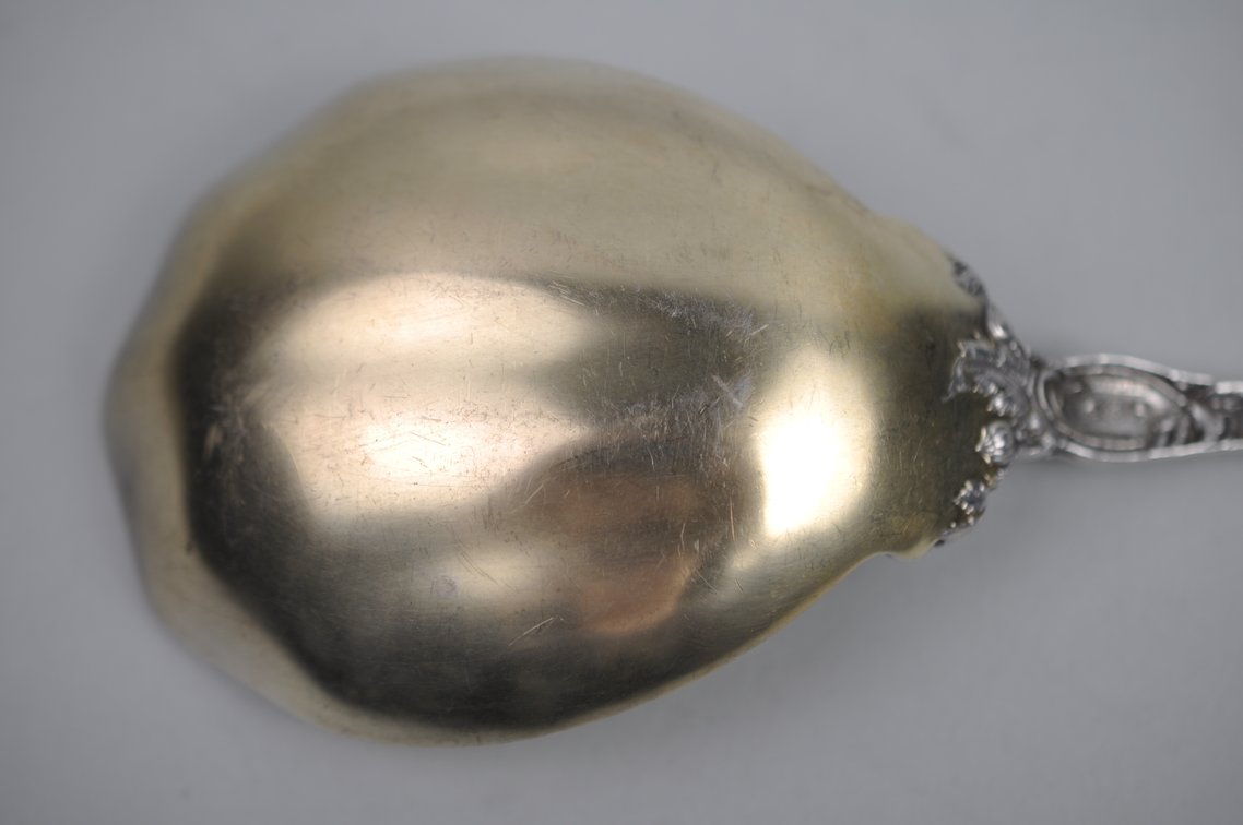 Reed & Barton Les Six Fleurs Sterling Serving Spoon
