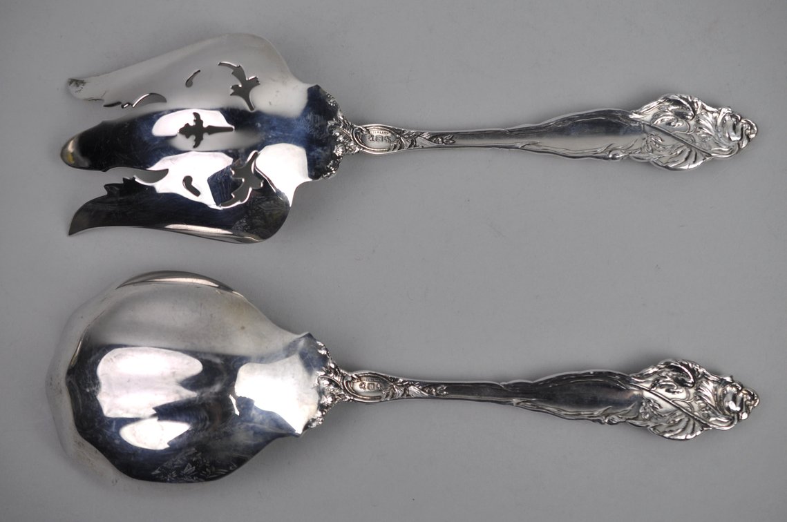 Reed & Barton Les Six Fleurs Sterling Set