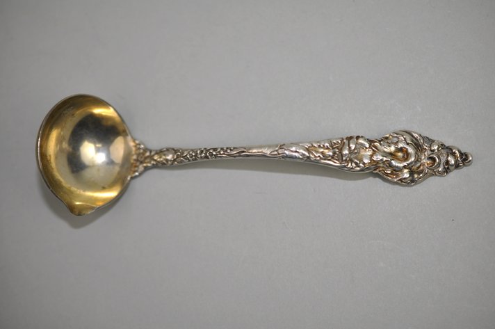 Reed & Barton Les Six Fleurs Sterling Cream Ladle
