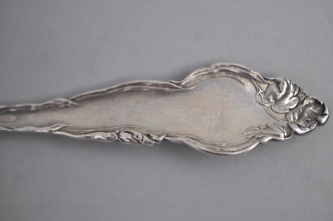 Reed & Barton Les Six Fleurs Sterling Butter Knives