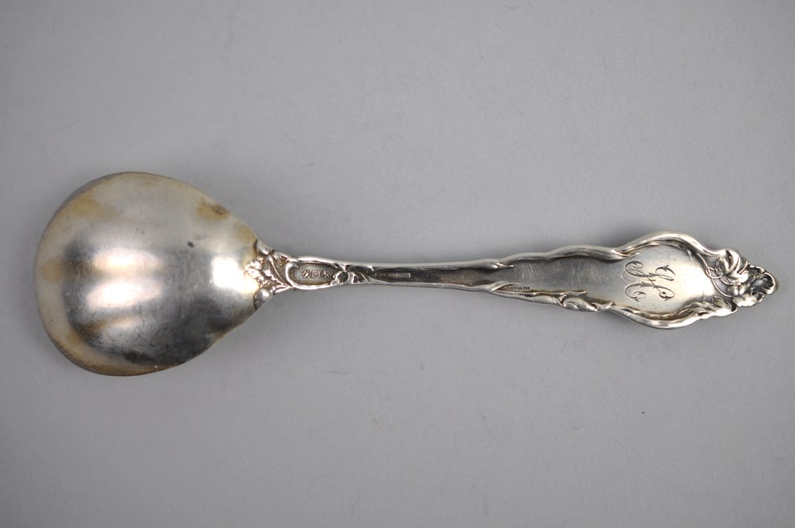 Reed & Barton Les Six Fleurs Sterling Ladle