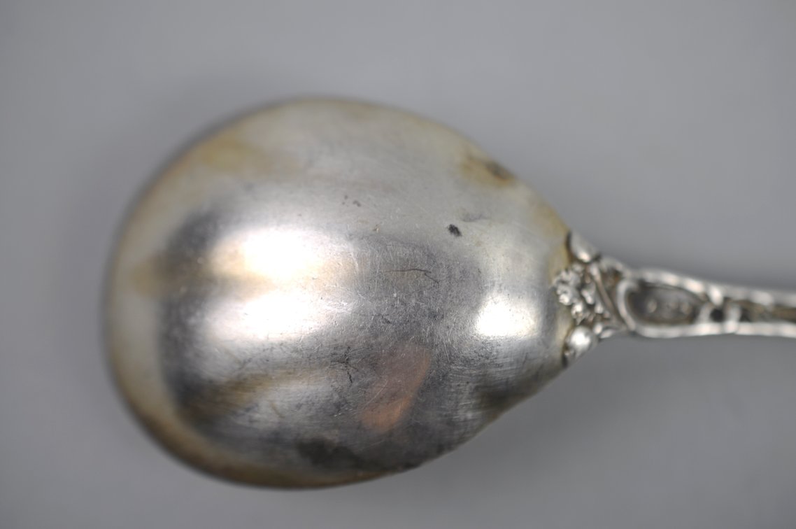 Reed & Barton Les Six Fleurs Sterling Ladle