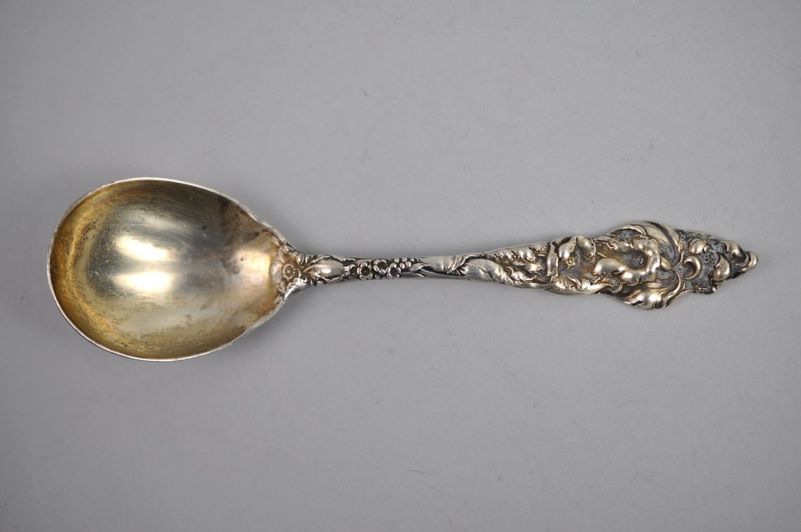 Reed & Barton Les Six Fleurs Sterling Ladle