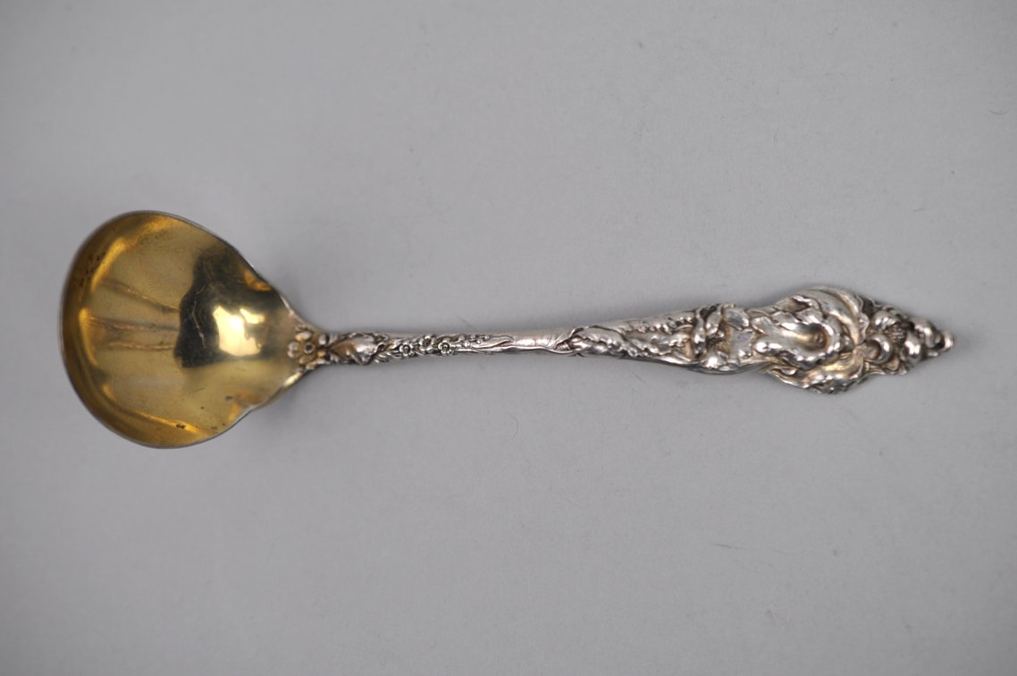 Reed & Barton Les Six Fleurs Sterling Ladle