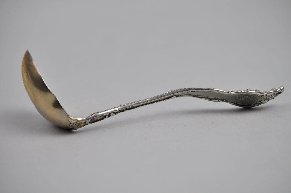 Reed & Barton Les Six Fleurs Sterling Ladle