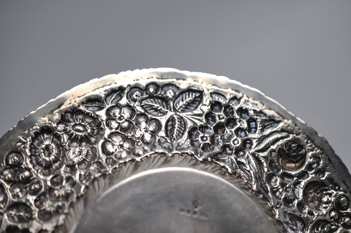 Baltimore Sterling Silver Floral Plate