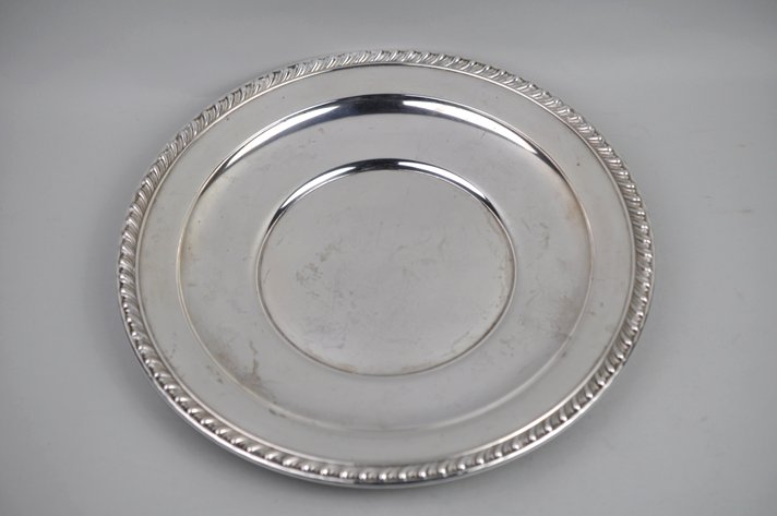 Wallace Sterling Silver Gadroon Platter Plate