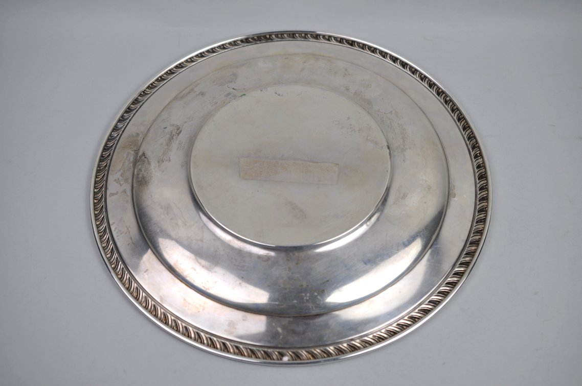 Wallace Sterling Silver Gadroon Platter Plate