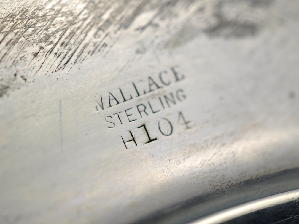 Wallace Sterling Silver Gadroon Platter Plate