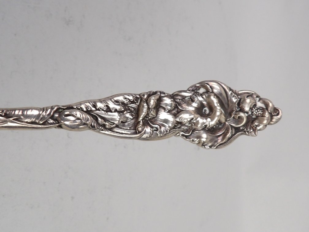 Les Six Fleurs Sterling Silver Serving Spoon