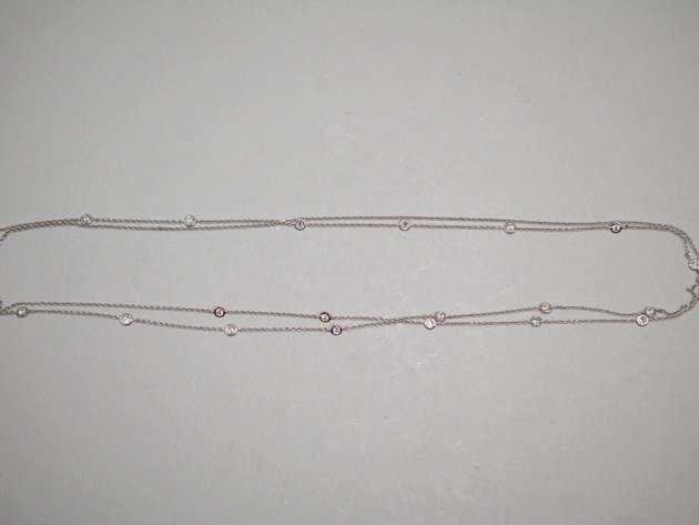18k White Gold 1.02ct Diamond Necklace