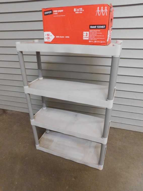 Plastic Shelf 32" x 12" x 48" T