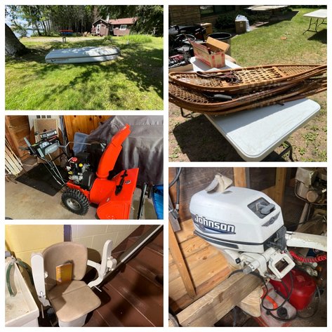 Image for Land O Lakes/Boulder Junction, Wi  *** Dodge Grand Caravan, Pontoon Boat, Like New Floe Dock, Golf Cart, Antiques, Tools, Home Contents & more!