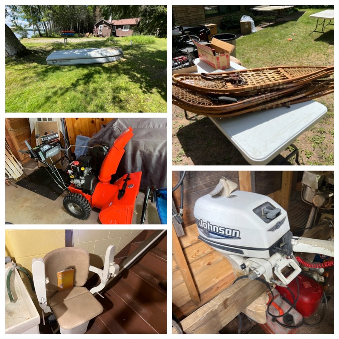 Image for Land O Lakes/Boulder Junction, Wi  *** Dodge Grand Caravan, Pontoon Boat, Like New Floe Dock, Golf Cart, Antiques, Tools, Home Contents & more!
