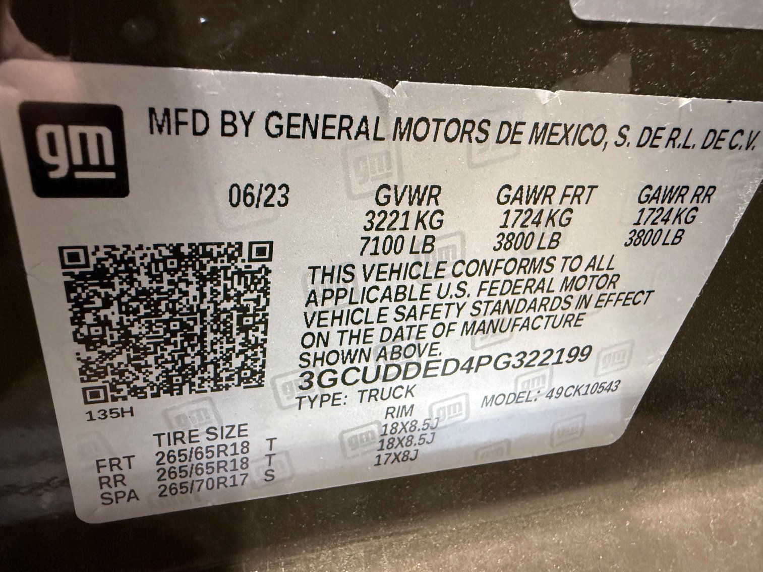 Image for Crandon, WI ***  2023 Chevrolet Truck w/3400 miles brings $52,000