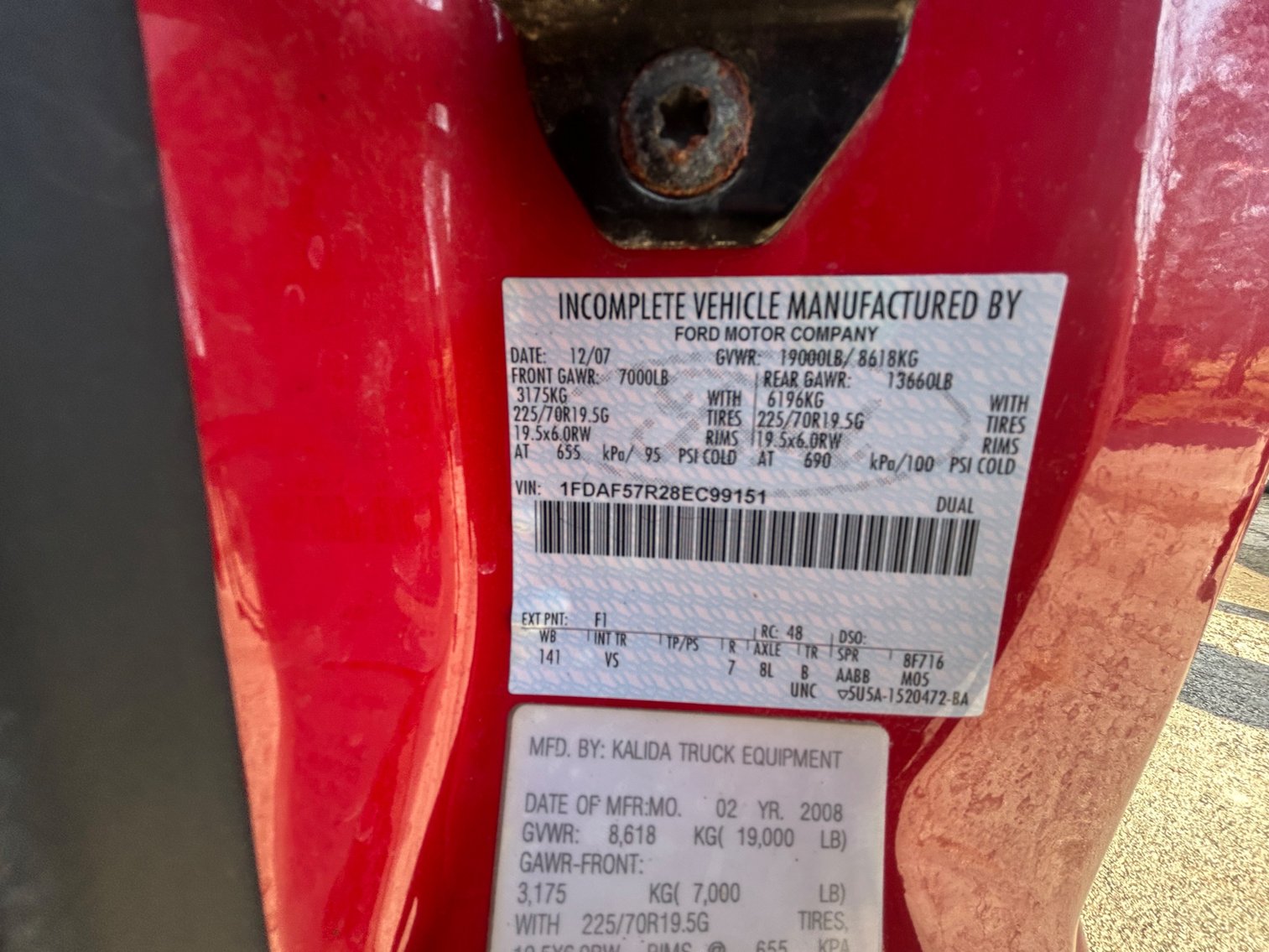 Image for 2008 Ford F-550