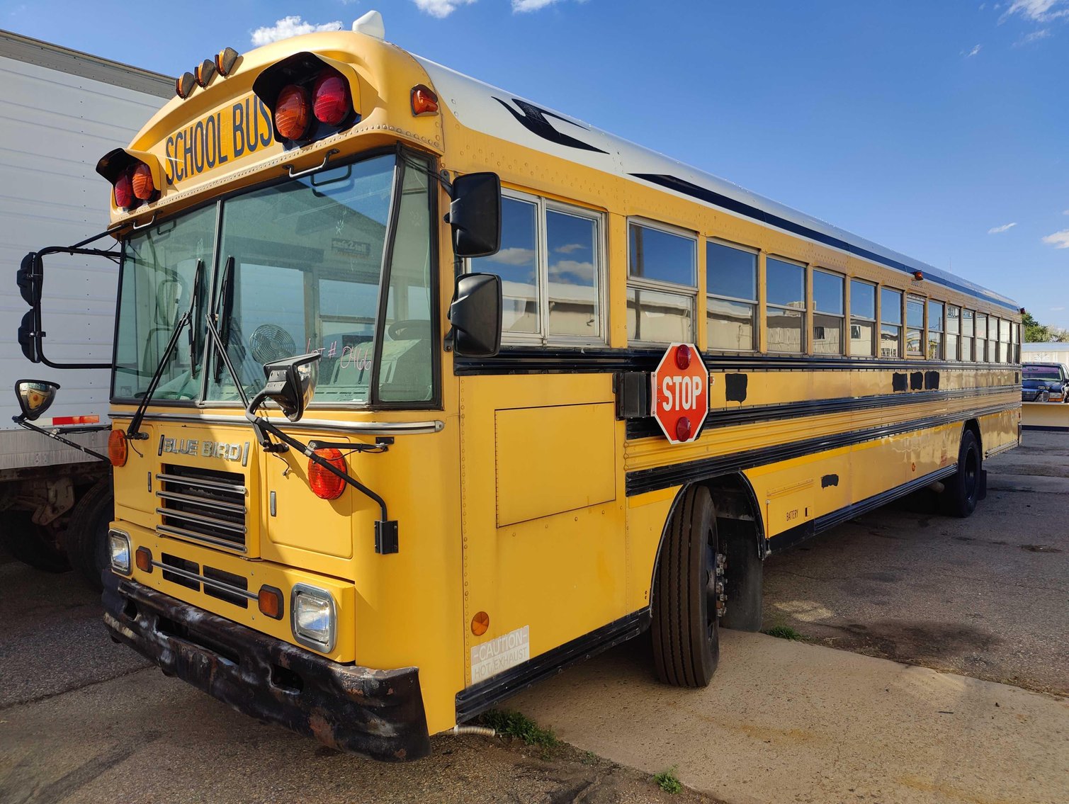 Image for DENVER PUBLIC SCHOOLS-(4) Bluebird Buses, 1982 Ford F350 Stakebed Truck