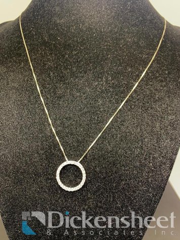 Image for Sterling Silver Necklace With Lab Grown Diamonds