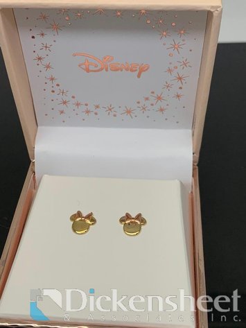 Image for 14KT Yellow Gold Disney Mickey Mouse Earrings