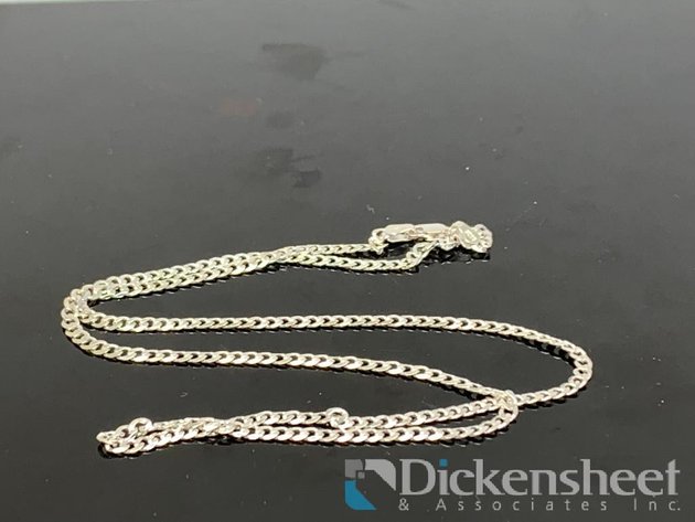 Image for Sterling Silver Small Figaro Style Necklace