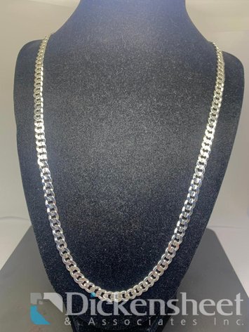 Image for Silver Tone Figaro Style Men's Necklace