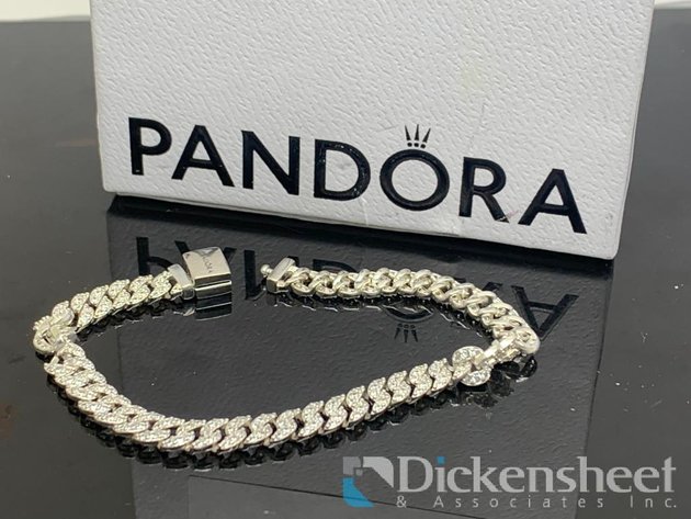 Image for Pandora Sterling Silver Bracelet With Box