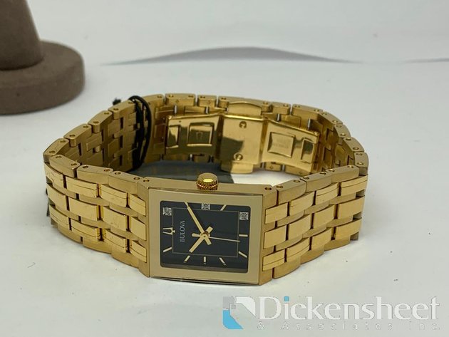 Image for Bulova x Marc Anthony Gold Tone Women's Watch With Diamonds