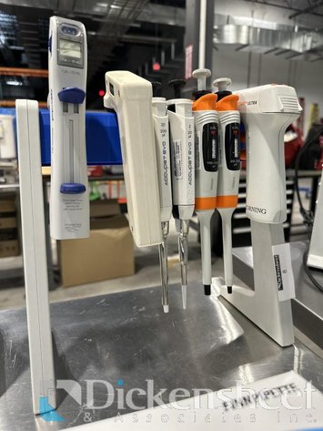 Image for PIPETTES & RACK- (7) UNITS ON RACK