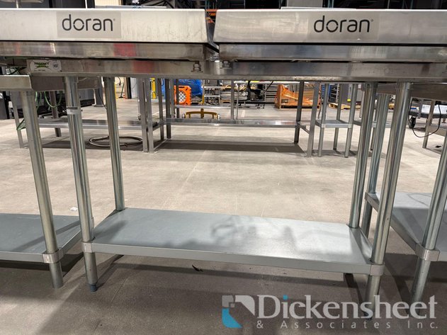 Image for STAINLESS STEEL TABLE with lower shelf-approximate