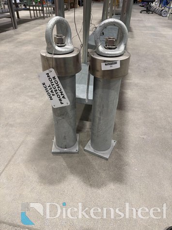 Image for FALL PROTECTION ANCHOR LOT, QTY (2)