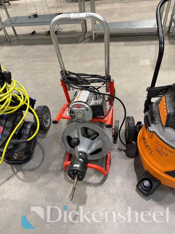 Image for RIDGID PORTABLE POWER SNAKE / DRAIN CLEANING MACHINE