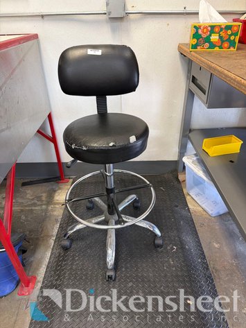 Image for BLACK FIVE STAR BASE SHOP STOOL
